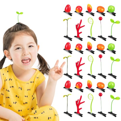 100 Pinzas de Pelo con Brotes de Soja en PVC Accesorios Cómodos para Peinados de Fiesta Varios Estilos