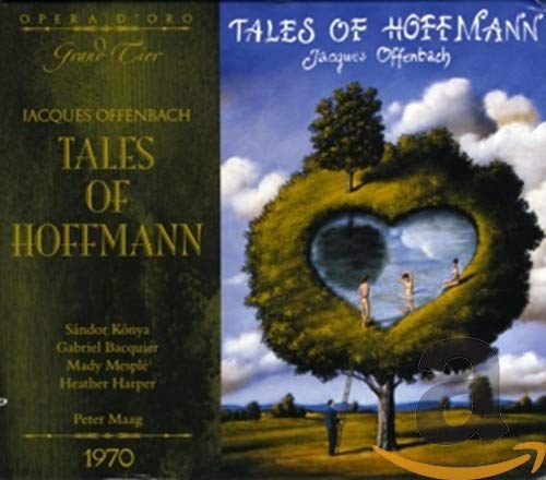 Offenbach : Les contes d'Hoffmann. Mesplé, Harper, Bacquier, Kónya, Maag.