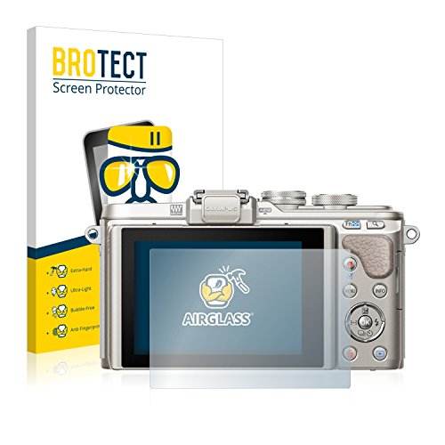BROTECT Protector Pantalla Cristal para Olympus PEN E-PL8 Protector Vidrio - [Dureza 9H, Anti-Arañazos]