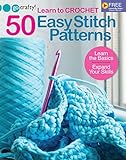 Learn to Crochet: 50 Easy Stitch Patterns-Learn the Basics, Expand Your Skills-Free Online Videos Available at Go-Crafty.com