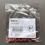 OEM del coche: 8631582 B Blesiya Arandelas de Cuña de Junta de Inyector Diésel de 10 Piezas para S60 S80 V70 XC90