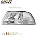 USR 90-93 Integra Corner Light – JDM CLEAR Front Corners Lamps (Left + Right) - Compatible with 1990-1993 Acura Integra 2/4 Door Hatchback or Sedan - All Models/Trims (Clear Lens with Bulbs)