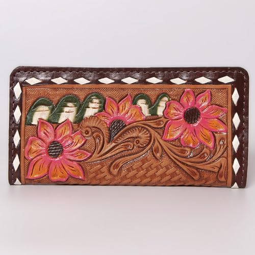 Western Handbag, American Darling Clutch, Hand Tooled Genuine Leather, Women's Bag, Purse2
