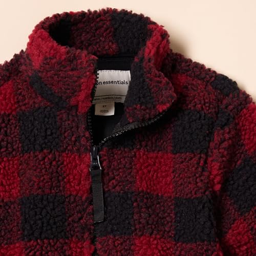 Image of Amazon Essentials Boys and Toddlers' Fleece Lined Sherpa Full-Zip Jacket