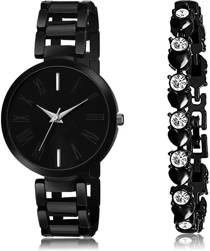 LAKSH Trendy Women Silver Metal Analog Watch with Free Bracelet(SR-449) AT-449 (B0CW9WXFNZ) Amazon Price History, Amazon Price Tracker