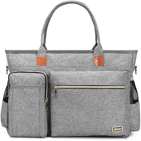 Laptop Tote Bag with 15.6'' Padded Sleeve Cover