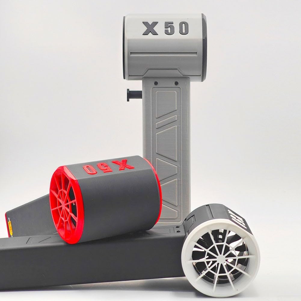 RANRAO Portátil seco para turbo de mano X50, motor sin escobillas, ventilador de conducto de alta potencia, soplador de aire para limpieza al aire libre y secado de automóviles (negro)