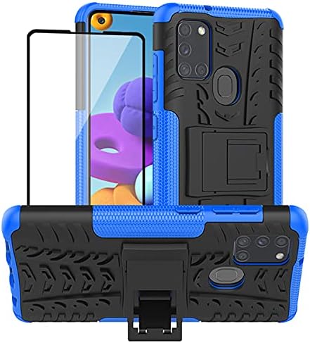 Xinyunew Cover Per Galaxy A21S: Custodia A Libro Con Portafoglio, 2 Slot E Chiusura Magnetica (marrone) - 2