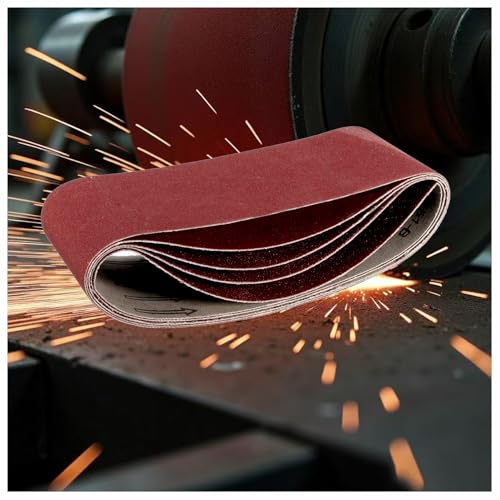 ベルトサンダー 替えベルト 研磨ベルト 5個入り 酸化アルミニウム 研削 ンダー 交換用 エンドレスベルト 溶接 厚手 精密研磨 研ぎ 研磨剤 錆除去 金属 木材 自動車(600グリット)