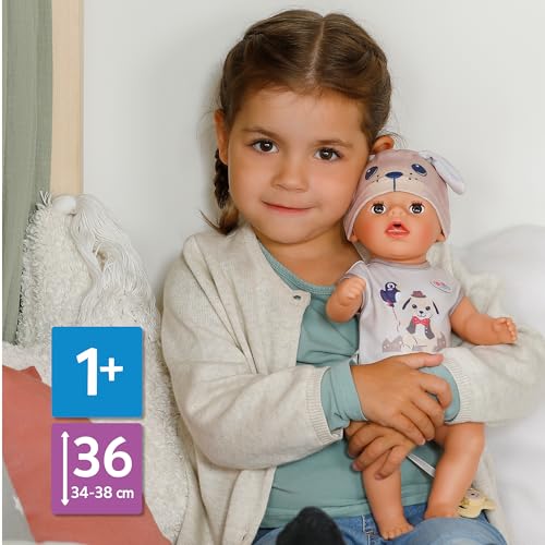 BABY born Lukas 36 cm, Poupon avec Pyjama Chien, 7 Fonctions – vue 7