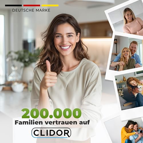 CLIDOR schwarze Gewürzetiketten selbstklebend, 248 Stück, Wasserfeste Gewürzaufkleber, Vorbeschriftet & Blanko, inkl. Marker zum Beschriften, Etiketten in Rund & Eckig, CLIDOR Gewürzgläser kompatibel