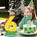 Dinosaur 6th Birthday Number Sign Centerpiece Party Supplies Wooden Table Decorations Dinosaur Animal Theme Parties Decorations for Kids Birthday Party Decorations