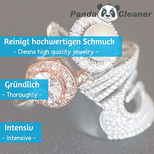 PandaCleaner Ultraschallreiniger Konzentrat - 1:100 - Effektive & Sensitive Reinigung von Schmuck Uhren Münzen im Ultraschallbad - (1000ml) – Bild 3