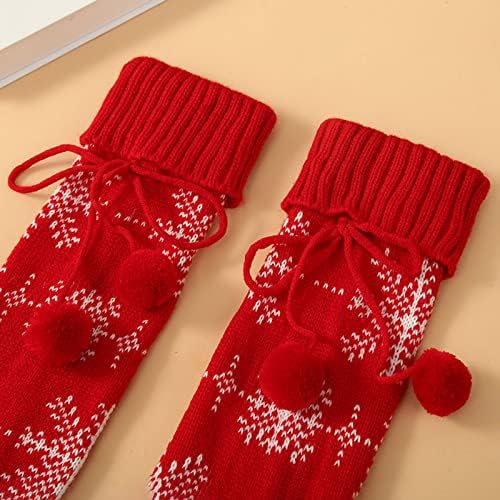 Fun Knee High Socks Christmas Socks Bulk for Women Teen Girls Cozy