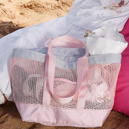 Bolsa de playa transpirable de 12.2 pulgadas con malla ligera y cremallera 3