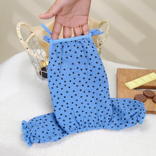 Vestido de verão para cães, camiseta para cães - em forma de estrela roupa para animais de estimação