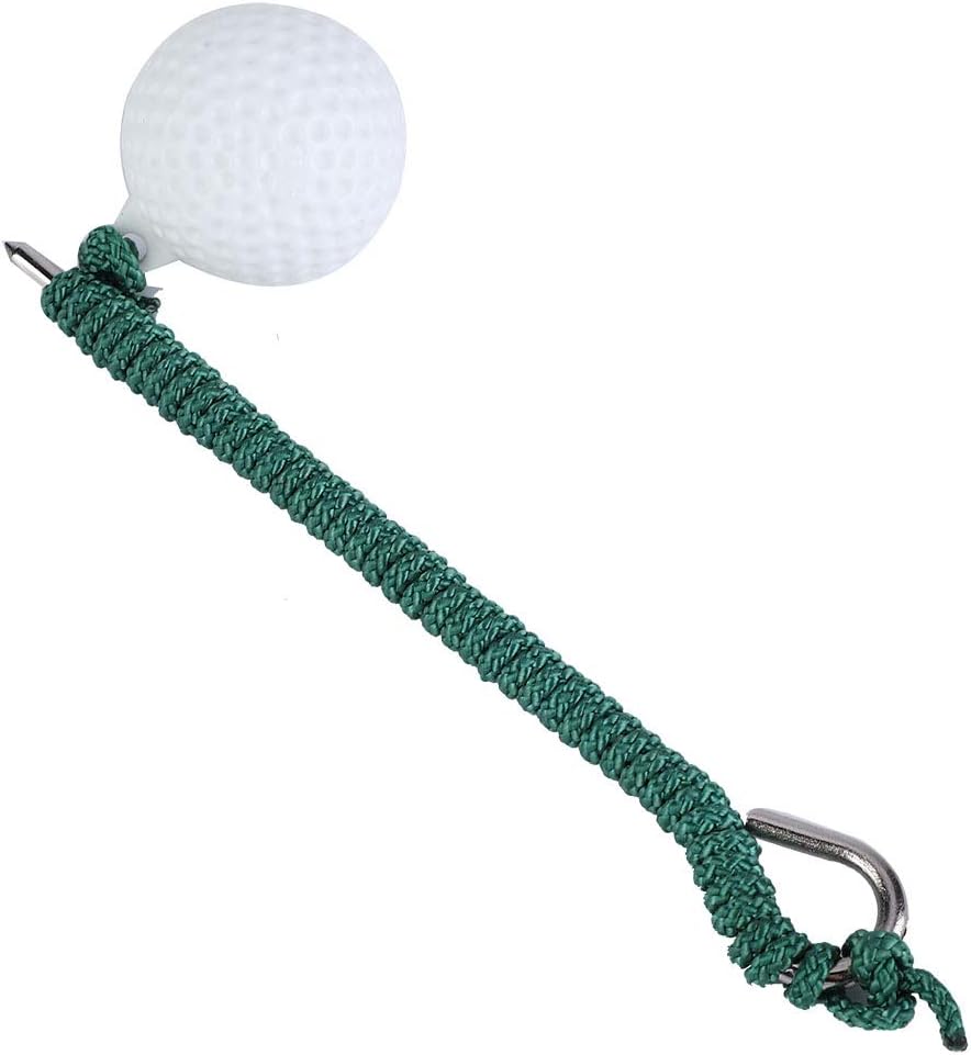 Golf Swing Trainer, Portable Practice Rope Ball with 1.6 Inch Ball and 43 Inch Rope for Beginners to Pros in Backyard Driving Range Indoor Use