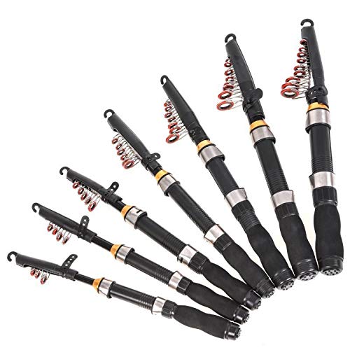 JINGYAN Wędki Spinning Ultralight Wędkarski Ręk Teleskopowy Przody Wędkarskie Narzędzie Włókno węglowe Włókna Węgla Władza Wędka Przynęta Przenośne Sea