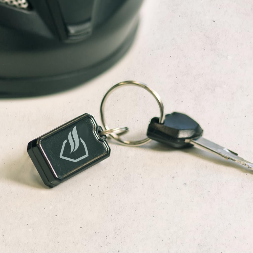 KOMOBI Llavero de Reconocimiento para Moto Compatible con Dispositivos KOMOBI, Identificación del Conductor, Evita Alertas de Movimiento, Recargable y Resistente al Agua