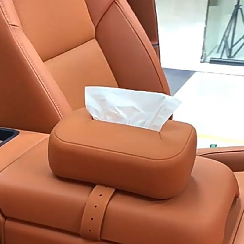 7.4 Inch Tissue Box Silicone Tissue Holder Car Tissue Box Holder(Style3) image 3