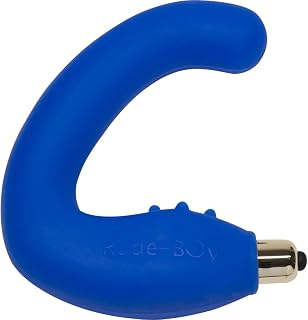 Rocks-Off Rude-Boy Masajeador Prostático, 7 Velocidades, Color Azul - 200 gr