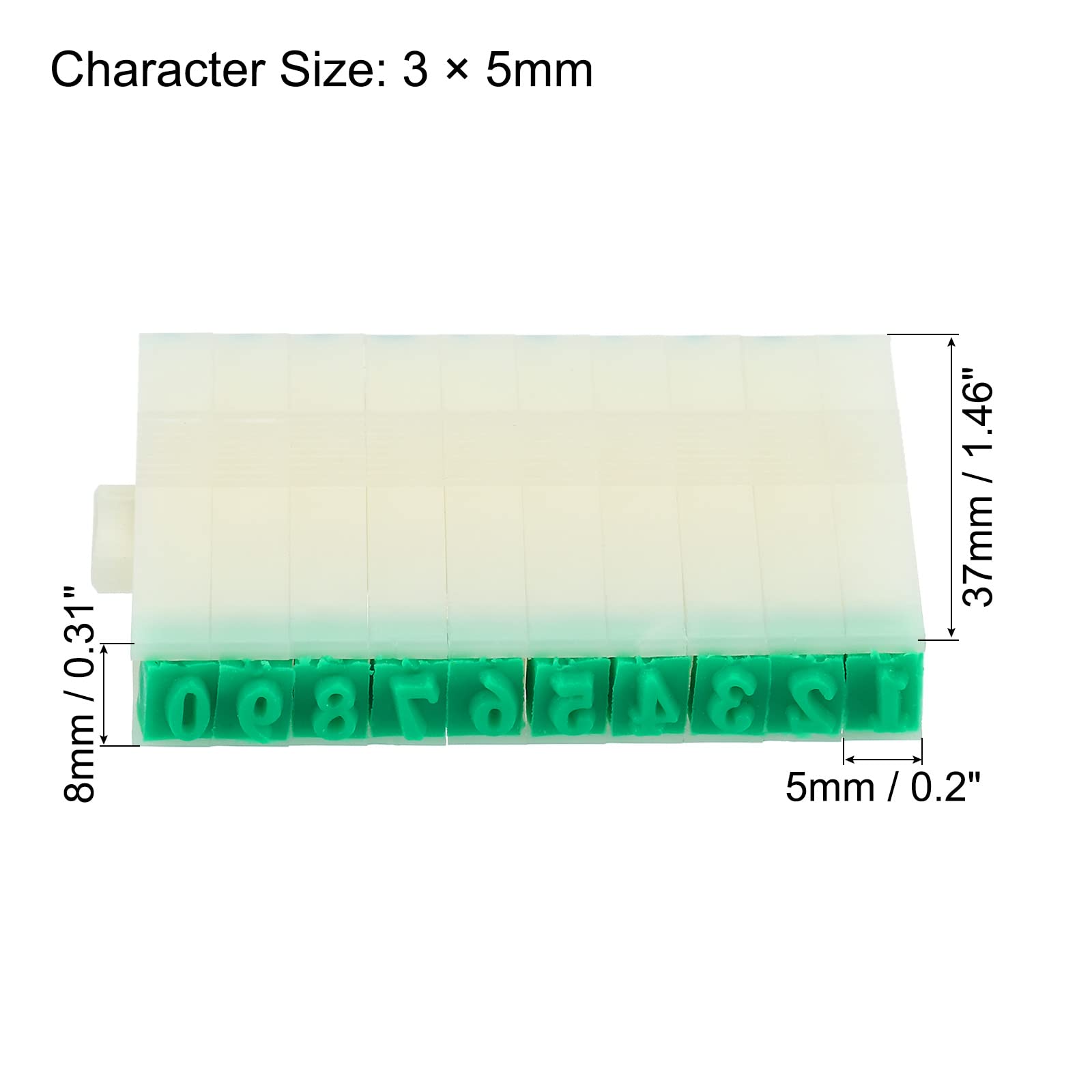PATIKIL Detachable Number Stamp - Image 2