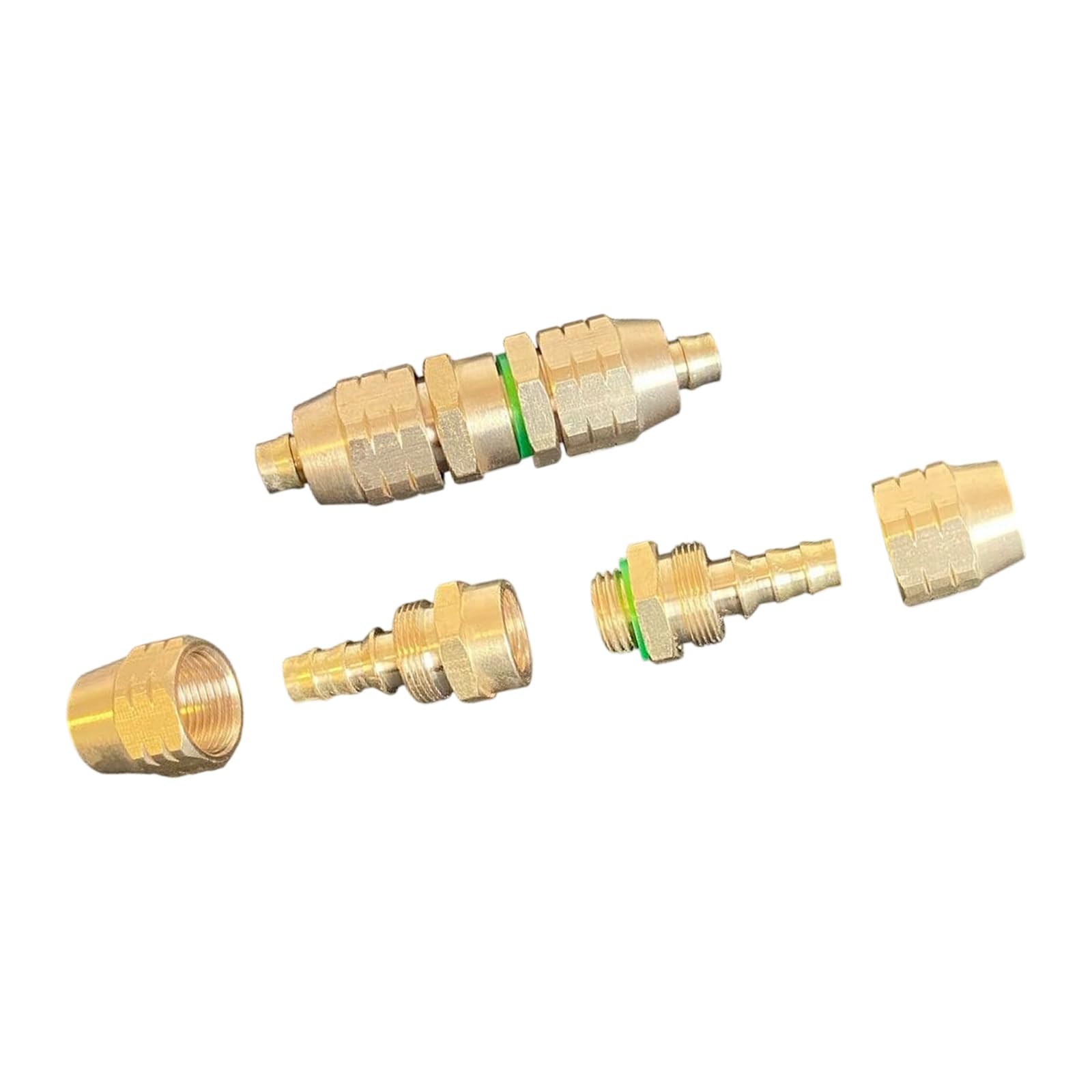 Leakproof Copper Tube Connectors Agricultural Sprays Pipe Repair Extension Pipes Joint Hose Splicer Enduring for Extension Sprays Hose