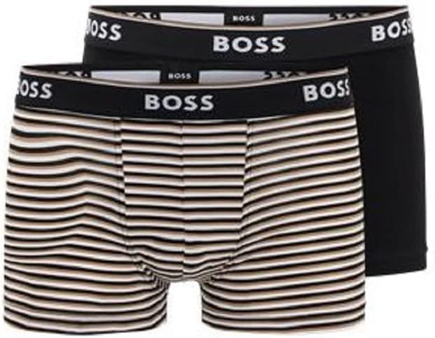 BOSSMen's 3 Pack Bold Logo Cotton Stretch Trunks