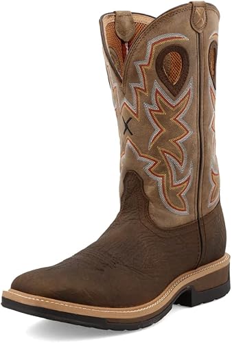Twisted X Men's Lite Cowboy TaupeBomber Work Boot