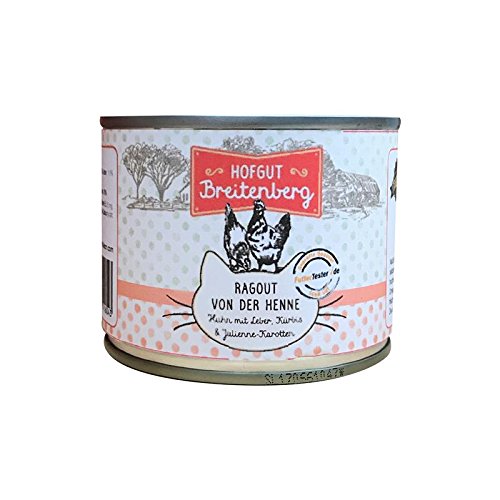 Produktbild von Hofgut Breitenberg Cat Ragout von der Henne Huhn - 12 x 180 g