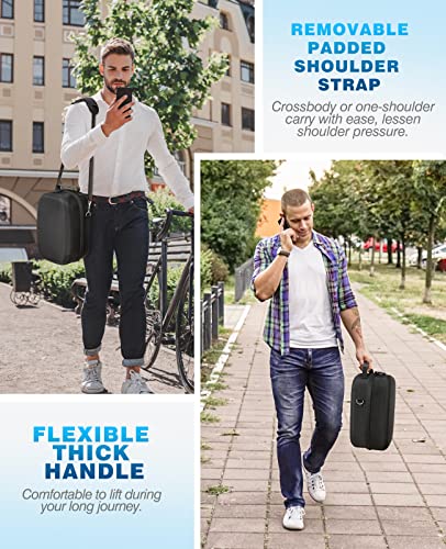 MoKo Harte Schutzhülle Kompatibel mit Playstation VR2, VR2 Spiele-Headset, Sense-Controller & Anderes Zubehör, PS VR2 Schutztasche Geeignet für Reisen und Lagerung, Schwarz – Bild 7