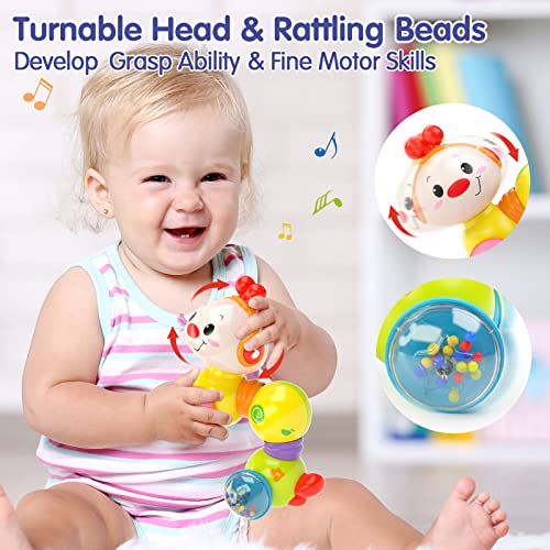 Baby Toys 6 To 12 Months Press & Go Musical Light Toys For 1 Year Old Girl Boy Gifts, 9 6 Month Old Baby Toys, Baby Girl Toys For 1 + Year Old Girl Baby Crawling Infant Toys 6-12 Months 12-18 Months #TOP4