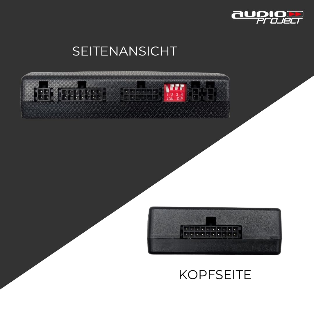 Audioproject A400.3-19 - CAN Bus Adapter + Basis Lenkradfernbedienung für FIAT Ducato 8 ab 2021 mit 5 Zoll 7 Zoll oder 10 Zoll für Autoradio Pioneer Kenwood JVC Alpine u.a.