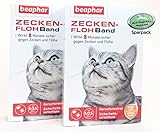 MAX HAMSTER SPARPACK: 2 x Beaphar Zeckenhalsband/Flohband für Katzen L: 35cm
