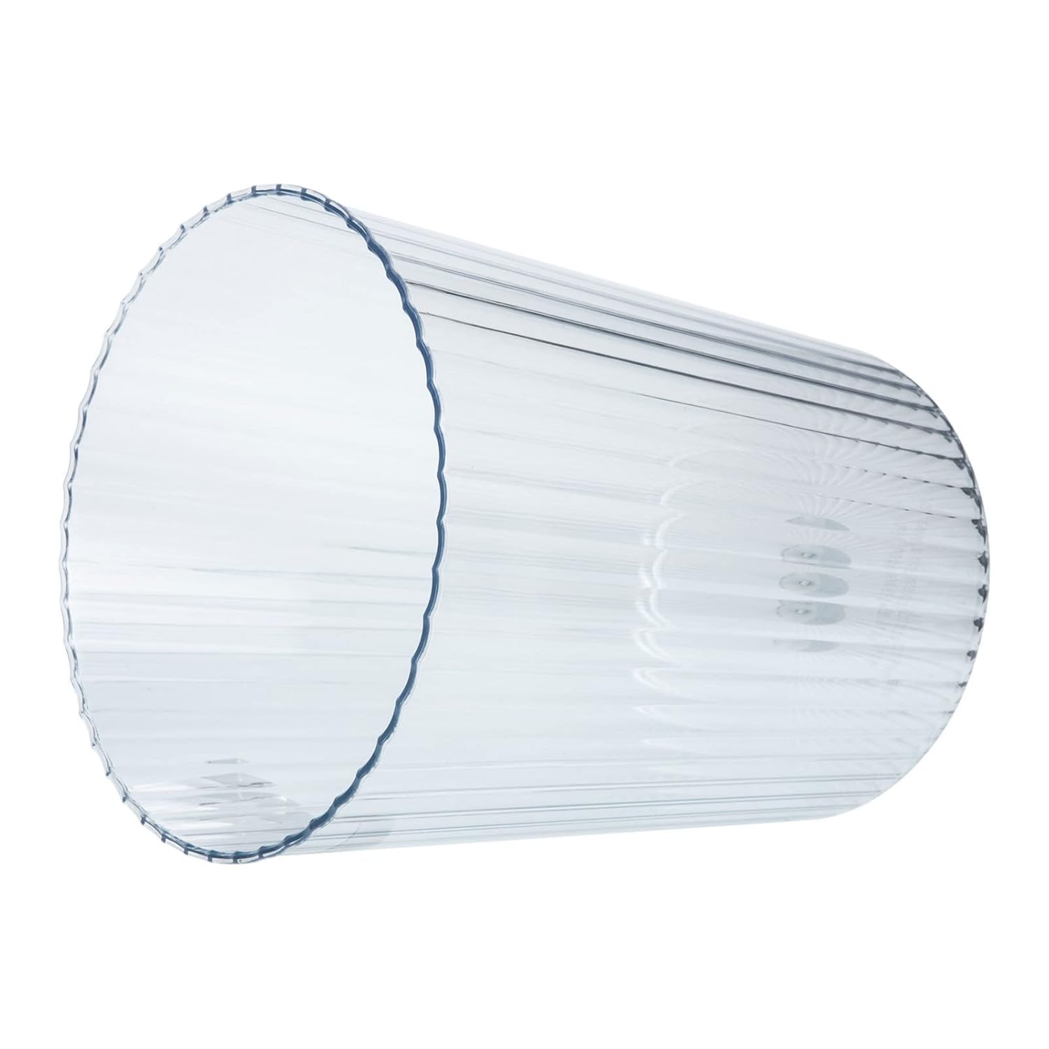 Plastic Buckets 1 PC Round Plastic Waste Basket Clear Trash Can Small Wastebasket Garbage Container Bin Acrylic Cylinder Vases Water Bucket