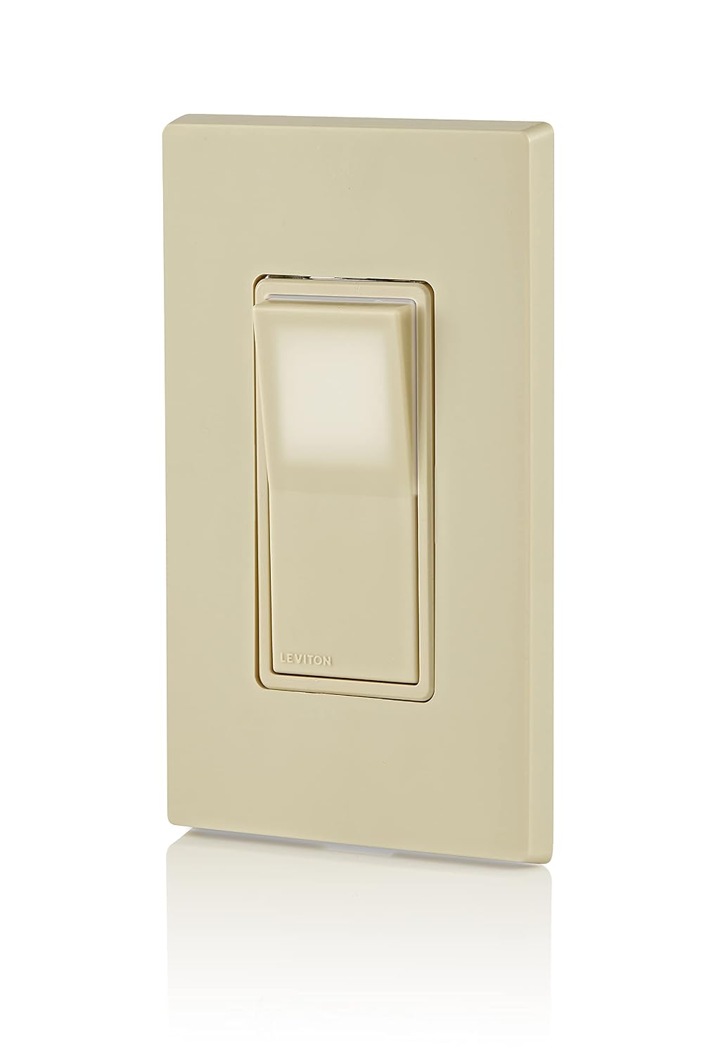 Leviton 15 Amp, 120/277 Volt, Decora LED Illuminated Rocker 4-Way AC Quiet Switch, Residential Grade, Grounding, L5614-2I, Ivory image 5