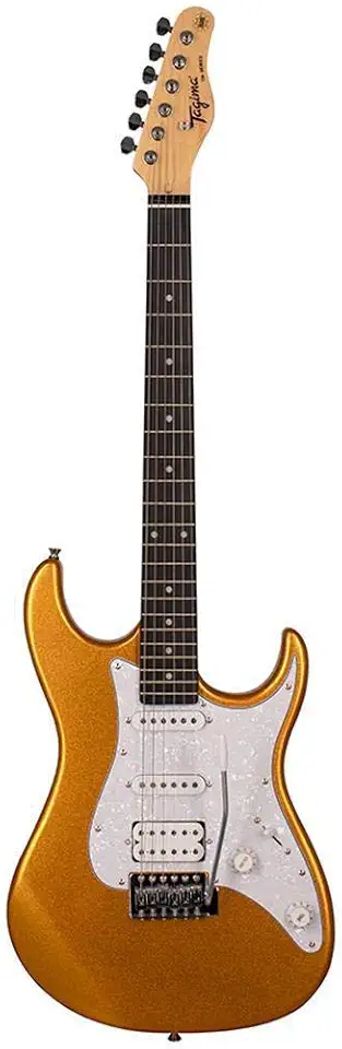 Guitarra elétrica TG-520 Metallic gold yellow Woodstock Series Tagima