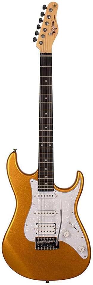 Guitarra elétrica TG-520 Metallic gold yellow Woodstock Series Tagima