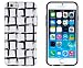 iPhone 6 Case, DandyCase PERFECT PATTERN *No Chip/No Peel* Flexible Slim Case Cover for Apple iPhone 6 (4.7" screen) - LIFETIME WARRANTY [Distressed Painted Geometric Squares]