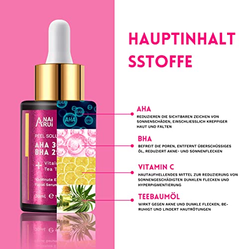AHA-Peeling ANAiRUi 30% AHA und 2% BHA Serum für Gesichtspflege