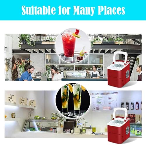 Máquina compacta portátil para hacer cubos de hielo miniatura 2