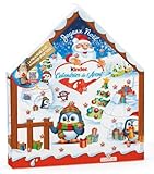 Calendrier de l'Avent Enfants Chocolat au Lait Chalet du Père Noël KINDER - 24 pièces - 184g - Offre Spéciale