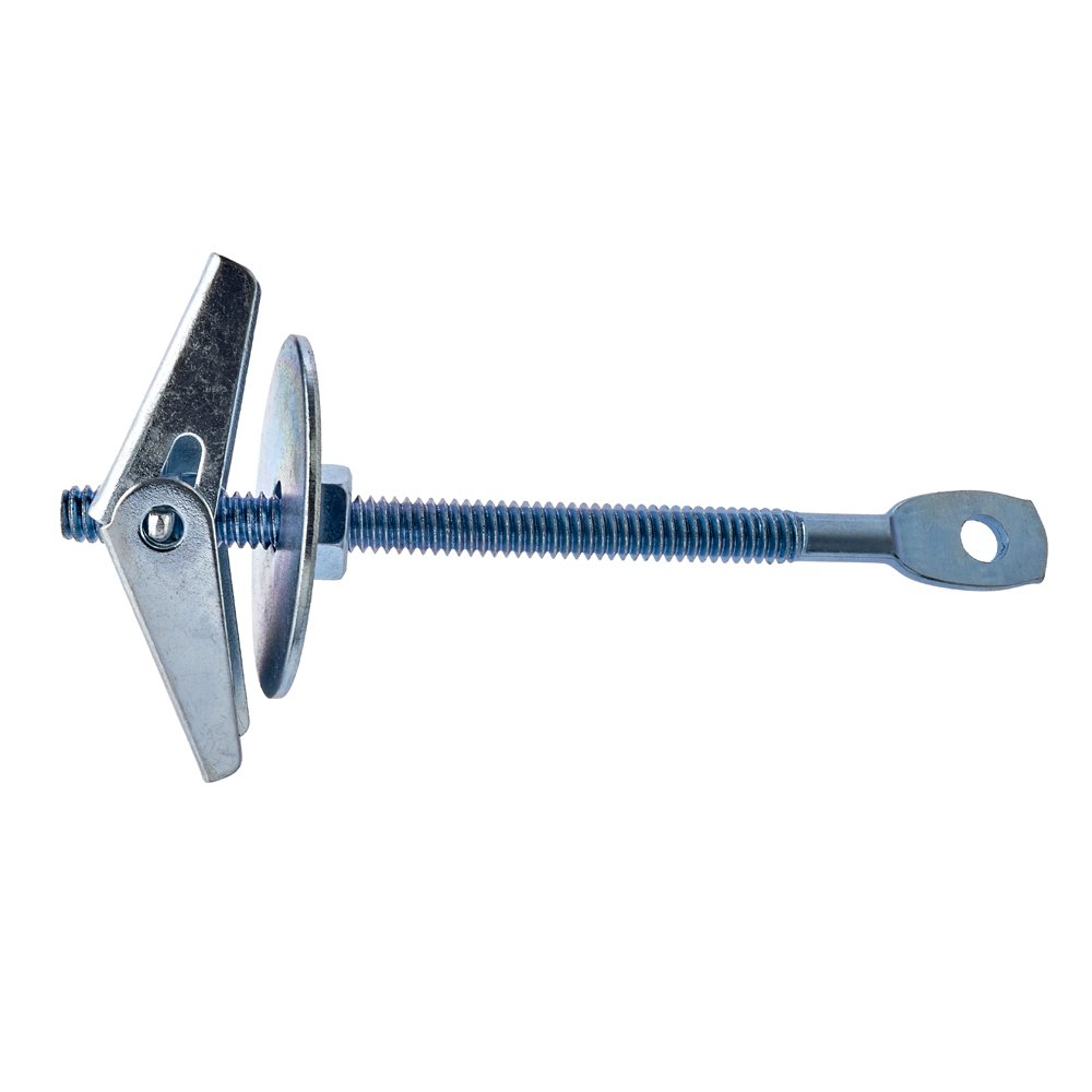 ToolPro 4 Inch Eye Lag Toggle Assembly Screws - Bulk Box of 100, Heavy Duty Fasteners