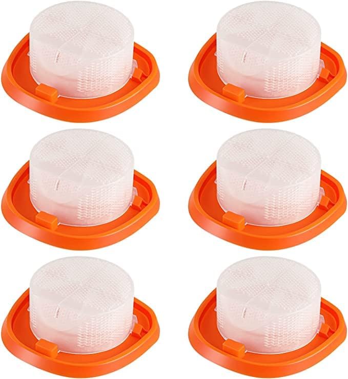 HNVCF10 for Black and Decker Hand Vacuums NVC115JL-XE NVC215WA-XE NVC215W-XE NVC115W-XE Replacement Accessories(6 pcs)
