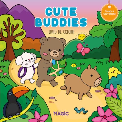 Cute Buddies Coloring Book – Portuguese, 24x24cm, 48pp