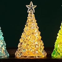 Amazon.co.jp: ライト付きクリスタルクリスマスツリーデコレーション