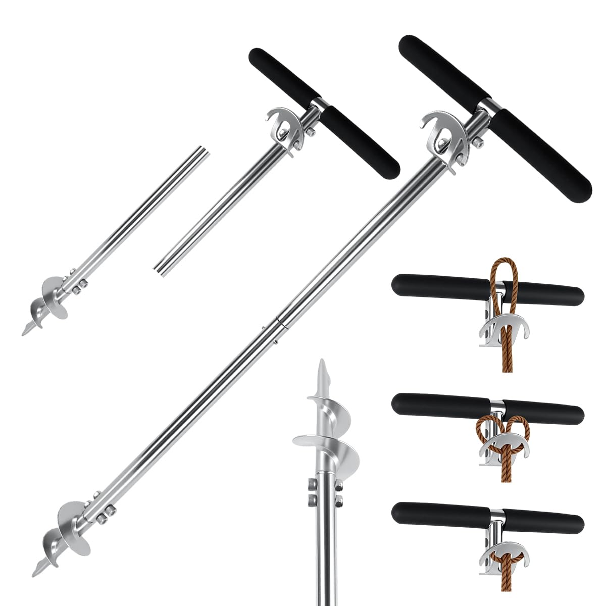 24" 38" 100" Sand Anchor for Boat