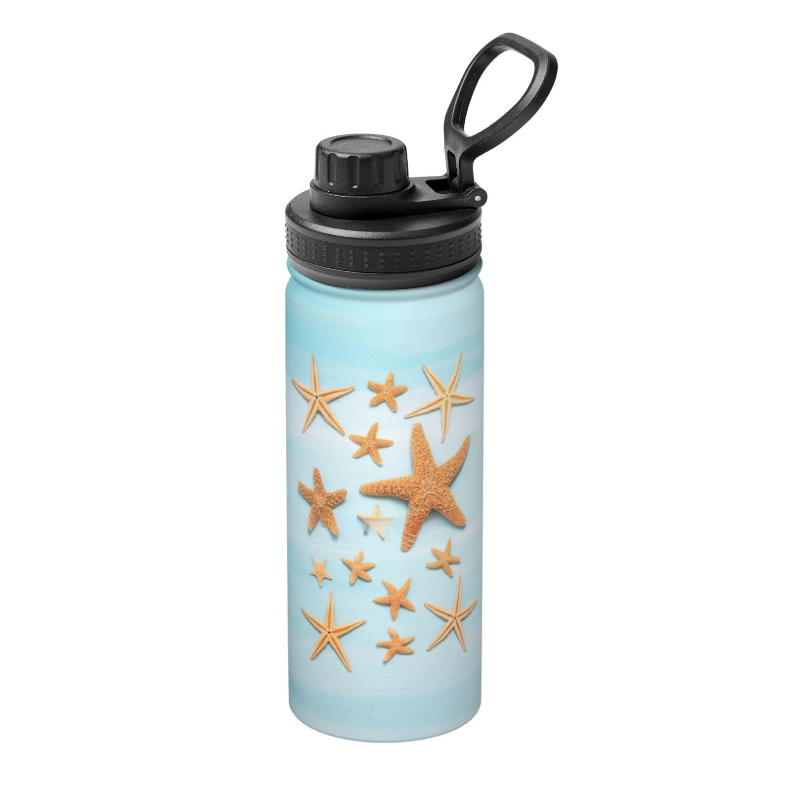 Kfjghhl Insulated Stainless 3d Beautiful Maritime Summer Steel Water Bottle For Sport Gym Travel Leak Camping Hiking Hydration