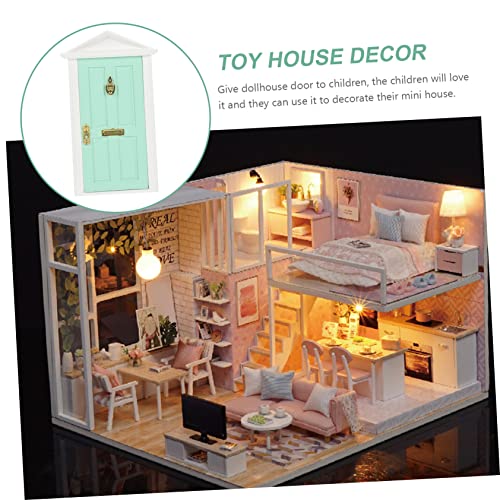 Musisaly Mini Wooden Doors And Windows Tiny House Accessories House Ornaments Furniture Mini House Door Miniature Landscape Supplies Miniature Door Mini Wood Door Mini Door Girl #TOP5
