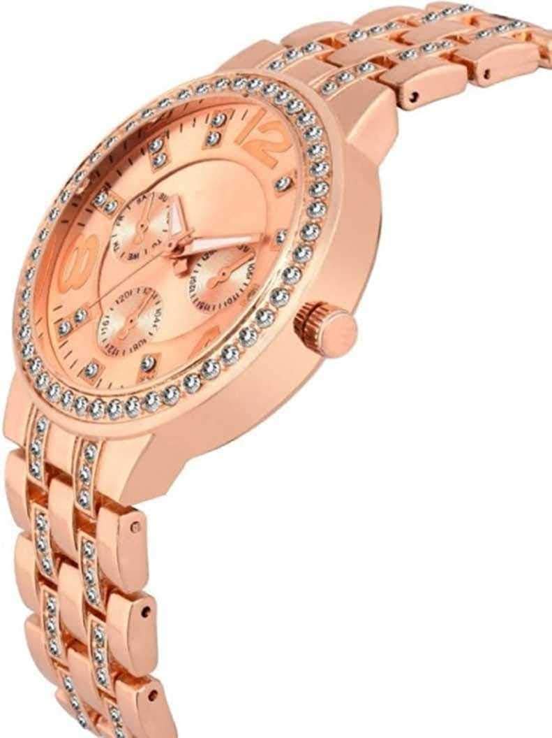 SELLORIA Stainless Steel Analogue Womens Watch(Gold Dial Gold Colored Strap)-1565465 (B0841HBJLT) Amazon Price History, Amazon Price Tracker